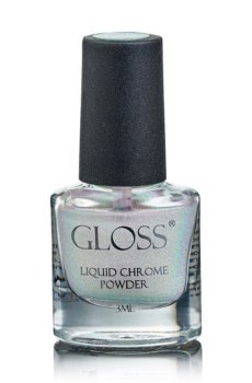Уценка! Жидкая втирка для ногтей Gloss Liquid Chrome Powder 010, 3 мл
