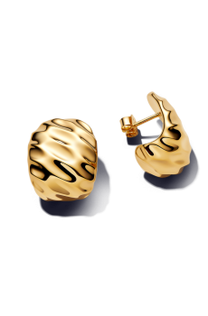 Сережки широкі хвилясті