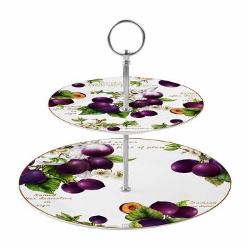 Блюдо Limited Edition Prunus, 2х-ярусное, 19 см и 26 см (19-560) Блюдо Limited Edition Prunus, 2х-ярусное, 19 см и 26 см (19-560)
