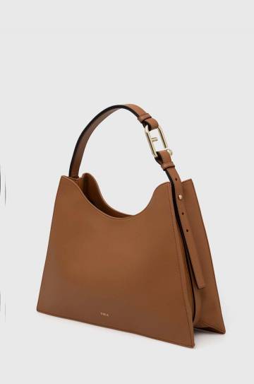 Кожаная сумочка Furla цвет бежевый WB01246 BX2045 RY000 Кожаная сумочка Furla цвет бежевый WB01246 BX2045 RY000