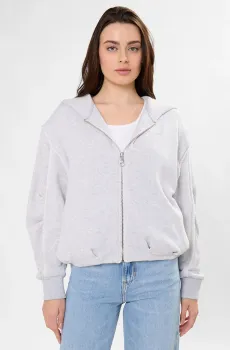 Женское светло-серое худи Серый XS BOSS 50554266;061