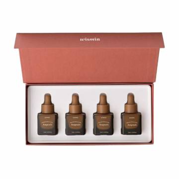 Набор сывороток для лица Wismin Wismin Bakuchiol All Day Young Ampoule, 4*15 мл Набор сывороток для лица Wismin Wismin Bakuchiol All Day Young Ampoule, 4*15 мл