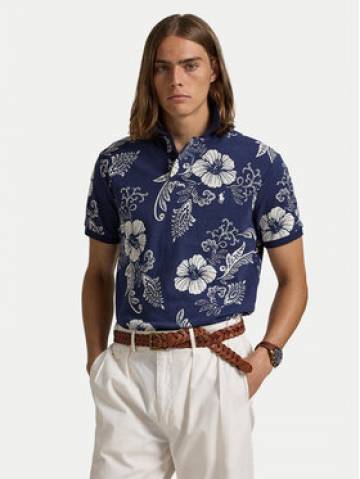 Polo Ralph Lauren Поло 710956684001 Cиній Custom Slim Fit Polo Ralph Lauren Поло 710956684001 Cиній Custom Slim Fit