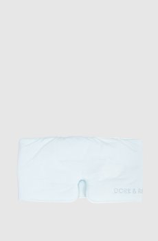 Голубая охлаждающая маска для сна с логотипом