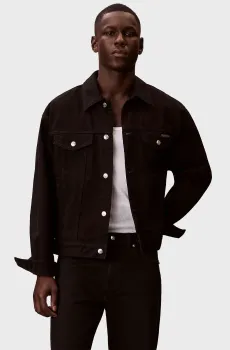 Мужская черная джинсовая куртка CLASSIC TRUCKER Черный M Calvin Klein Jeans LV04RF706G