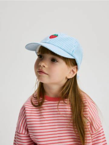 Reserved - Бейсболка з вишивкою - блідо-блакитний - 168FH-05X