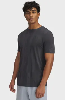 Мужская темно-серая футболка Vanish Seamless Novelty SS Серый S Under Armour 1388129-025