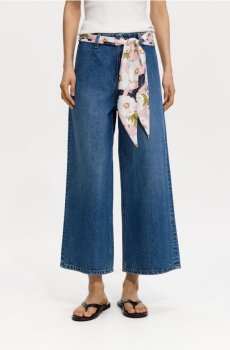 Reserved - Джинси culotte з хусткою - синій - 846IU-50J