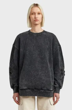 Женский темно-серый свитшот Washed Серый S G-Star RAW D27738,D969