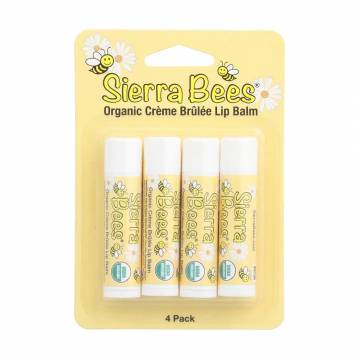 Набор бальзамов для губ Sierra Bees Крем-брюле, 4*4.25 г Набор бальзамов для губ Sierra Bees Крем-брюле, 4*4.25 г