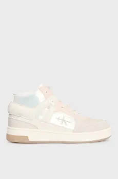 Женские хайтопы BASKET CUPSOLE HIGH MIX ML MTR Белый 36 Calvin Klein YW0YW01489