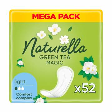 Ежедневные прокладки NATURELLA Green Tea Magic Light, 52 шт Ежедневные прокладки NATURELLA Green Tea Magic Light, 52 шт