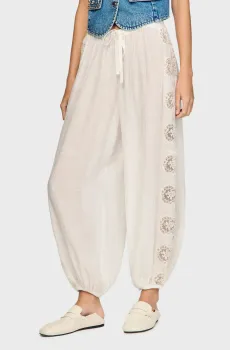 Женские белые брюки Белый 38 Sandro SFPPA01911_white