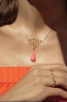 Позолоченное колье Lilou