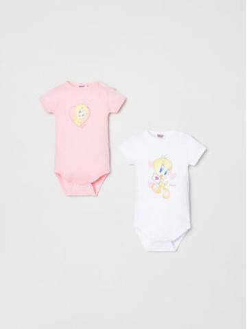 OVS Набір 2 пар дитячих боді LOONEY TUNES 1719978 Кольоровий Regular Fit OVS Набір 2 пар дитячих боді LOONEY TUNES 1719978 Кольоровий Regular Fit