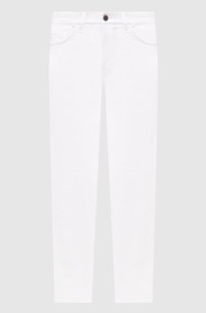 Белые джинсы Chiaja с логотип патч