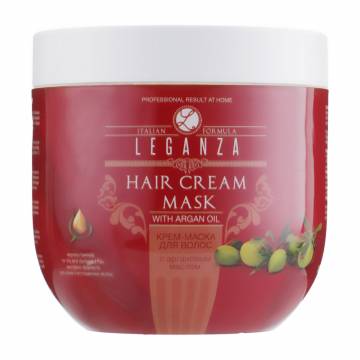Крем-маска для волос Leganza Hair Cream Mask с аргановым маслом, 1 л (без дозатора) Крем-маска для волос Leganza Hair Cream Mask с аргановым маслом, 1 л (без дозатора)