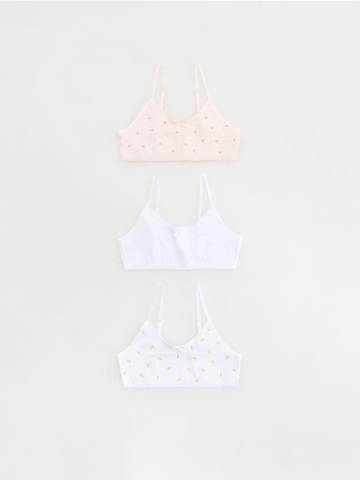 Reserved - GIRLS` TOP BRA MULTI - білий - 673EB-00X Reserved - GIRLS` TOP BRA MULTI - білий - 673EB-00X