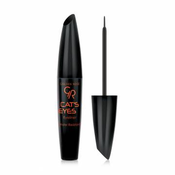 Подводка для глаз Golden Rose Cats Eyes Eyeliner Intense Black, 6 мл Подводка для глаз Golden Rose Cats Eyes Eyeliner Intense Black, 6 мл