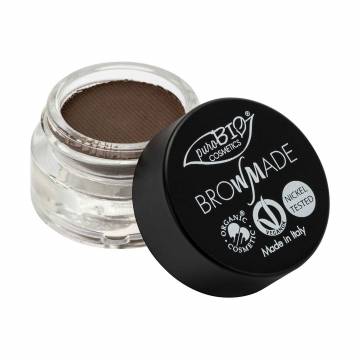 Помада для бровей PuroBio Cosmetics BrowMade Brow Pomade 03 Tortora Scuro, 4 г Помада для бровей PuroBio Cosmetics BrowMade Brow Pomade 03 Tortora Scuro, 4 г