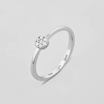 Золотое кольцо Minimal к663б-бр-б-16 16 Золотое кольцо Minimal к663б-бр-б-16 16