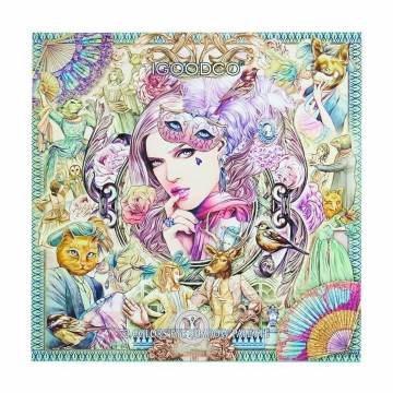 Набор детской косметики Shantou Jinxing Палетка теней, 72 цвета, от 3 лет, 17.4*17.4*1.5 см (LK5107)