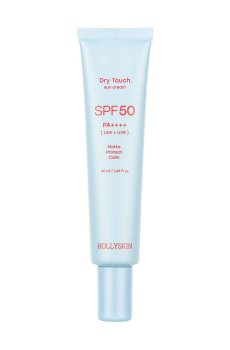 Матирующий солнцезащитный крем для лица Hollyskin Dry Touch SPF 50 PA++++, 40 мл