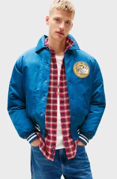 Мужской синий бомбер TJM BOMBER Синий M Tommy Jeans DM0DM21271