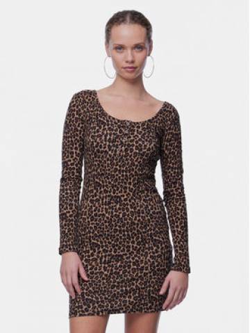 Pieces Повсякденна сукня Kitte 17148389 Коричневий Slim Fit Pieces Повсякденна сукня Kitte 17148389 Коричневий Slim Fit