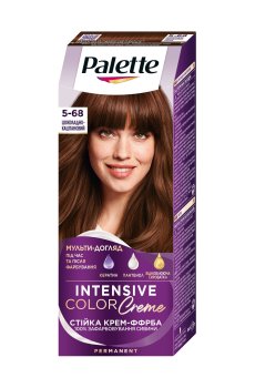 Стойкая крем-краска для волос Palette Интенсивный цвет, 5-68 Шоколадно-каштановый, 110 мл