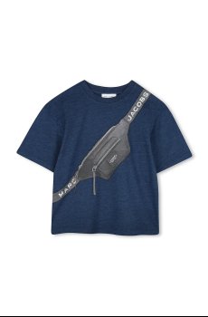 Детская хлопковая футболка Marc Jacobs