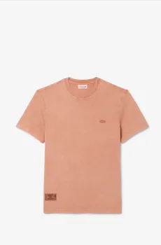 Мужская коричневая футболка Коричневый S Lacoste TH9894I1K