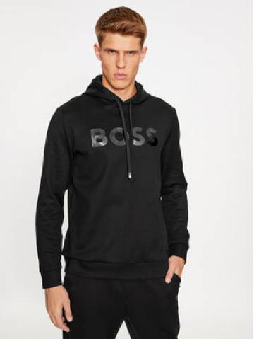 Boss Світшот Scoody Mirror 50501222 Чорний Relaxed Fit Boss Світшот Scoody Mirror 50501222 Чорний Relaxed Fit