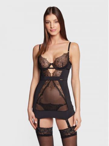 Bluebella Пеньюар Alanna 41680-BK Чорний Slim Fit Bluebella Пеньюар Alanna 41680-BK Чорний Slim Fit