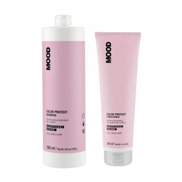 Набор Mood Color Protect для окрашенных волос (шампунь, 1 л + кондиционер, 290 мл) Набор Mood Color Protect для окрашенных волос (шампунь, 1 л + кондиционер, 290 мл)