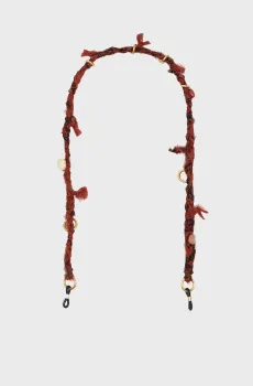 Женская коричневая цепочка для очков Коричневый ONESIZE Bimba Y Lola 251BACG03.10600