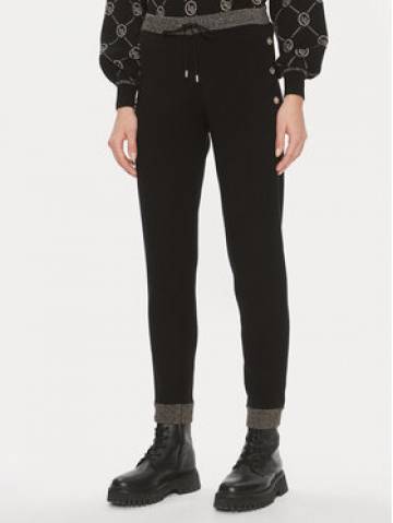 Liu Jo Sport Штани з тканини TF3207 MA63L Чорний Slim Fit Liu Jo Sport Штани з тканини TF3207 MA63L Чорний Slim Fit