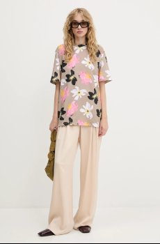 Хлопковая футболка Stine Goya