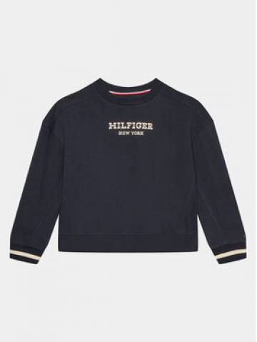 Tommy Hilfiger Світшот Monotype KG0KG07722 D Cиній Relaxed Fit Tommy Hilfiger Світшот Monotype KG0KG07722 D Cиній Relaxed Fit