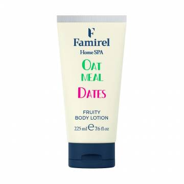 Фруктовый лосьон для тела Famirel Home SPA Fruity Body Lotion, Oatmeal & Dates, 225 мл Фруктовый лосьон для тела Famirel Home SPA Fruity Body Lotion, Oatmeal & Dates, 225 мл