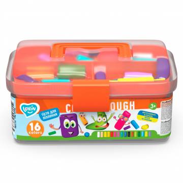 Набір для ліплення Lovin 16 colors box (41186) Набір для ліплення Lovin 16 colors box (41186)