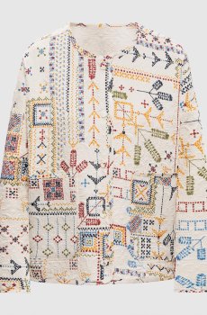 Белая двусторонняя куртка GELSOMINO