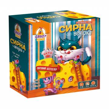 Игра развлекательная настольная Vladi Toys Сырная вечеринка, от 5 лет, 27 элементов, 11.5*27*27 см (VT8055-38) Игра развлекательная настольная Vladi Toys Сырная вечеринка, от 5 лет, 27 элементов, 11.5*27*27 см (VT8055-38)