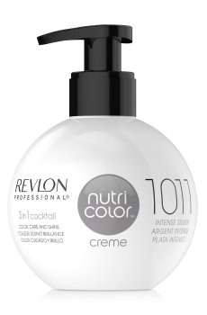 Тонирующая маска для волос Revlon Professional Nutri Color Creme 1011 Intensive Silver, 270 мл