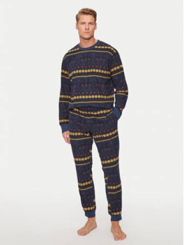 Jack&Jones Піжама 12268512 Cиній Loose Fit Jack&Jones Піжама 12268512 Cиній Loose Fit