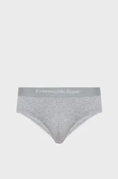 Мужские серые брифы Серый S Ermenegildo Zegna N2L610050.02012