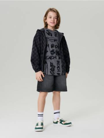 Шорти straight fit - сірий Шорти straight fit - сірий