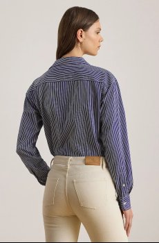 Хлопковая рубашка Lauren Ralph Lauren