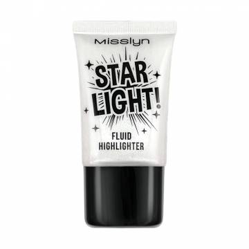 Хайлайтер-флюид для лица Misslyn Star Light! Fluid Highlighter 6 Milky Way, 17 мл Хайлайтер-флюид для лица Misslyn Star Light! Fluid Highlighter 6 Milky Way, 17 мл