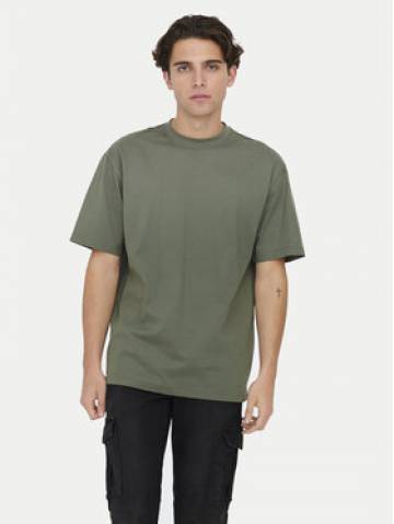 Only & Sons Футболка Fred 22022532 Сірий Relaxed Fit Only & Sons Футболка Fred 22022532 Сірий Relaxed Fit